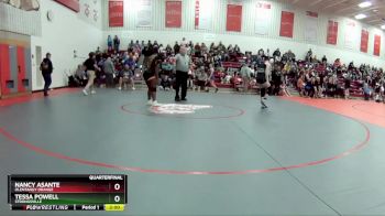 140 lbs Quarterfinal - Nancy Asante, Olentangy Orange vs Tessa Powell, Strongsville