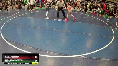 78 lbs Cons. Round 3 - Wyatt Robbins, Altamont Longhorns vs Brooks Ashworth, WESTLAKE