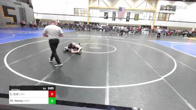 157C lbs Rr Rnd 1 - Connor Eck, Lock Haven-unattached vs Micah Hanau, Army West Point