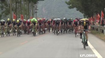 Big Crash At The Tour of Guangxi