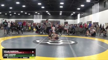 75 lbs Semis & 1st Wrestleback (8 Team) - Rylan Sandoval, Roundtree Wrestling Academy vs Cody Bakhsh, Steller Trained