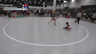 84.7-92.1 lbs Quarters - Adison Schlotfeld, Nebraska Wrestling Academy vs Kassidy Sese, Gomez Wrestling RTC
