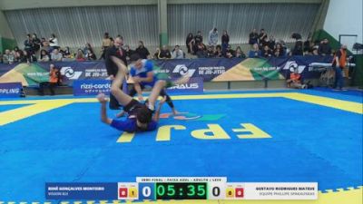 GUSTAVO RODRIGUES MATEUS vs RENÊ GONÇALVES MONTEIRO 2026 FPJJ Circuito Paulista NO GI Etapa 3
