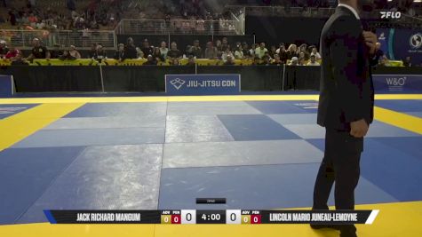 Lincoln Mario Juneau-Lemoyne vs Jack Richard Mangum 2025 Pan Kids Jiu-Jitsu IBJJF Championship