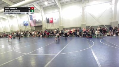 50 lbs Champ. Round 2 - Isaac Johnson, Westlake vs Brantley Hetrick, Grantsville Wrestling Club