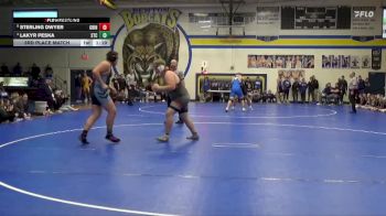 285 lbs 3rd Place Match - Sterling Dwyer, Grinnell vs Lakyr Peska, South Tama County