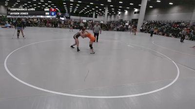 125 lbs Cons. Sub-rd Of 16 - Temperance Lowe, Greater Heights Wrestling Club vs Jayden Jones, Nebraska Wrestling Academy