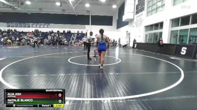 155 lbs Quarterfinal - Natalie Blanco, Chino vs Alia Ash, Mayfair