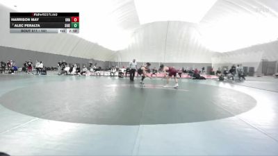 141 lbs Cons. Semi - Harrison May, Unattached vs Alec Peralta, SIU Edwardsville