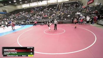 109 lbs 5th Place Match - Aidan Rainer, Grantsville High School vs Hudson Philips, Park City