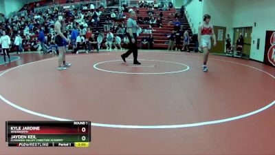 150 lbs Round 1 - Kyle Jardine, Wadsworth vs Jayden Keil, Cuyahoga Valley Christian Academy