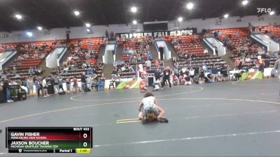 105 lbs Cons. Round 2 - Jaxson Boucher, Michigan Grappler Training Cen vs Gavin Fisher, Middleburg High School