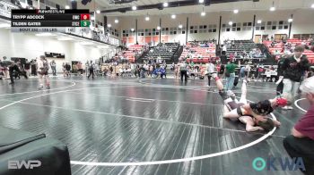 126 lbs Consolation - Trypp Adcock, Eufaula Ironheads Wrestling Club vs Tilden Gates, Sallisaw Takedown Club 2