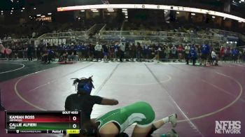 130 lbs Champ. Round 1 - Kamiah Ross, Armwood vs Callie Alfieri, Gulf