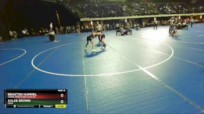 102 lbs Cons. Round 2 - Braxton Hummel, Viking Wrestling Club (IA) vs Kaleb Brown, Iowa