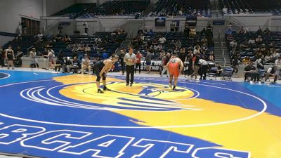285 lbs Champ. Round 1 - Isaac Sheeren, Lander vs River Houck, Belmont Abbey