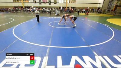 141F lbs Rr Rnd 3 - Anthony Cadicina, Sacred Heart vs Gavin Linsman, NC State