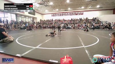 67 lbs Final - Kasen Shouse, Cowboy Wrestling Club vs Cutter Bledsoe, Woodland Wrestling Club