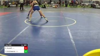 126 lbs Consi Of 8 #2 - Sabian Russell, Live Training vs Troy Kinlicheenie, Lobos