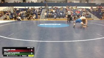 157 lbs Cons. Round 5 - William Flanagan, Washington And Lee vs Braden Kmak, Ursinus