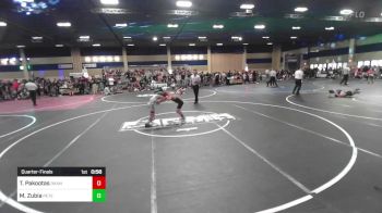 62 lbs Quarterfinal - Tayvin Pakootas, Okanogan Underground vs Matthew Zubia, Peterson Grapplers