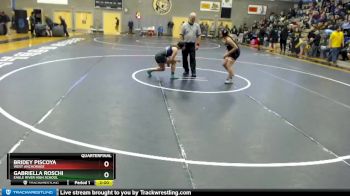 132G Quarterfinal - Bridey Piscoya, West Anchorage vs Gabriella Roschi, Eagle River High School