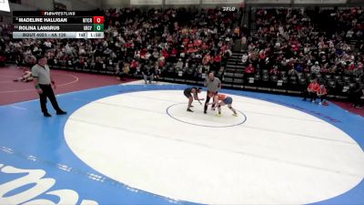 4A 130 lbs Champ. Round 1 - Madeline Halligan, Mountain Crest vs Rolina Langrus, Green Canyon