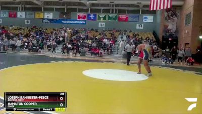 285 lbs Cons. Round 3 - Hamilton Cooper, Coker vs Joseph Bannister-Pesce, Belmont Abbey