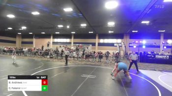 191 lbs Consi Of 4 - Braya Andrews, Takedown Industries vs Charlie Falomir, Newport Harbor HS