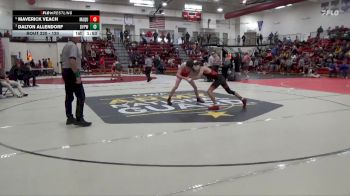 120 lbs Cons. Semi - Maverick Veach, Maquoketa vs Dalton Allendorf, Davenport West