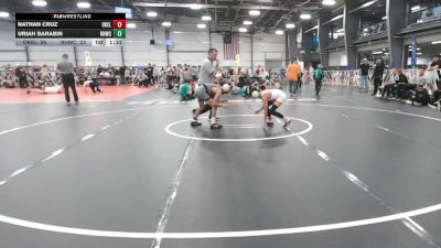 88 lbs Round 4 - 2:15pm Saturday - Nathan Cruz, Oklahoma Elite vs Uriah Barabin, Rough House W.C., CA