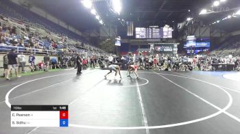 113 lbs Rnd Of 64 - Carter Pearson, Iowa vs Siraj Sidhu, California