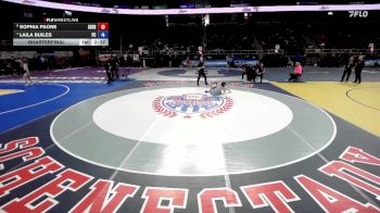 114 lbs Quarterfinal - Laila Builes, Port Chester vs Sophia Paone, Shenendehowa