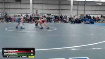 87 lbs Quarterfinal - Grayson Harris, Homedale Wrestling vs Gavin Martinez, Bear Lake Wrestling Club