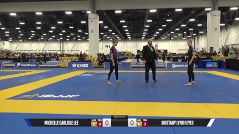 BRITTANY LYNN REYES vs MICHELLE CARLISLE LEE 2025 World IBJJF Jiu-Jitsu No-Gi Championship