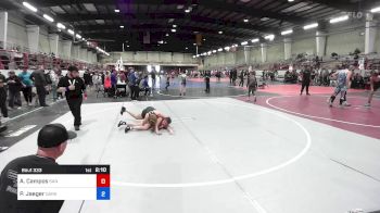 145 kg Consolation - Alyssa Campos, San Luis Valley Wrestling Club vs Paisley Jaeger, Darkhorse WC