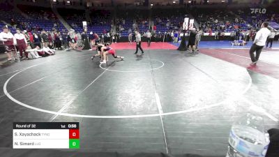 150 lbs Round Of 32 - Samson Xayachack, Tyngsborough/Dracut vs Noah Simard, Ludlow