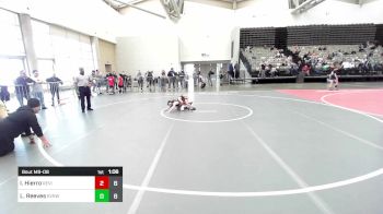 57 lbs Quarterfinal - Isaac Hierro, Revival Orange vs Liam Reeves, Steel Valley Knights