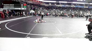 58 lbs Semifinal - Traesyn Anglin, Hawks WC Lincoln vs Maverick Sicka, Southern Illinois Bulldogs