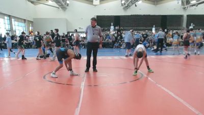 97 lbs Rr Rnd 1 - Cael Gagnon, Maine Hammahs - MSC vs Mateo Giacone, Edge Wrestling - MSC
