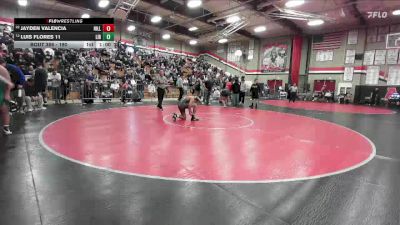 190 lbs Cons. Round 2 - Jayden Valencia, Hillcrest vs Luis Flores 11, Liberty (Winchester)