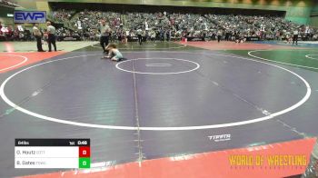 64 lbs Quarterfinal - Owen Houtz, Cottage Grove Mat Club vs Bryce Gates, TDWC