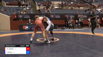 77 lbs Champ. Round 2 - Aaron Dobbs, NMU-National Training Center vs Terrance Parks, New York Athletic Club