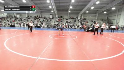 182 lbs 7th Place - Jules Deshotels, LA vs Tracey Dennard, TN