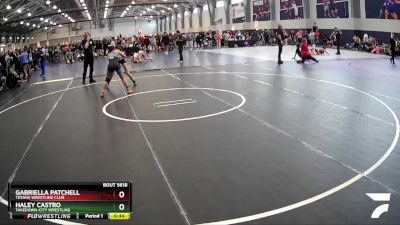120 lbs 5th Place Match - Gabriella Patchell, Texans Wrestling Club vs Haley Castro, Takedown-City Wrestling