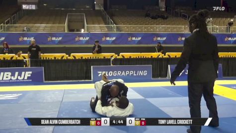 Tony LaVell Crockett vs Sean Alvin Cumberbatch 2026 Pan Jiu Jitsu IBJJF Championship