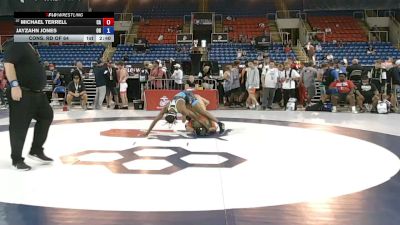 144 lbs Cons. Rd Of 64 - Michael Terrell, California vs Jayzahn Jones, Ohio
