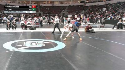 4A 113 lbs 3rd Place Match - Yovan Suarez, Valencia vs CJ Saiz, Aztec