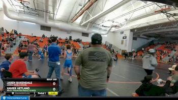 115 lbs 1st Place Match - Jaxen Baxendale, Lovell Middle School vs Xavier Hetland, Rocky Mountain Middle School