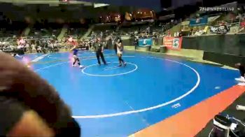 135 lbs 1/4 Finals - Terrilan Banner, HURRICANE WRESTLING ACADEMY vs Sianna Smith, Borger Youth Wrestling